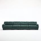 Modular Sectional Sofa Cloud Couch with Deep Seating - Light Flannelette