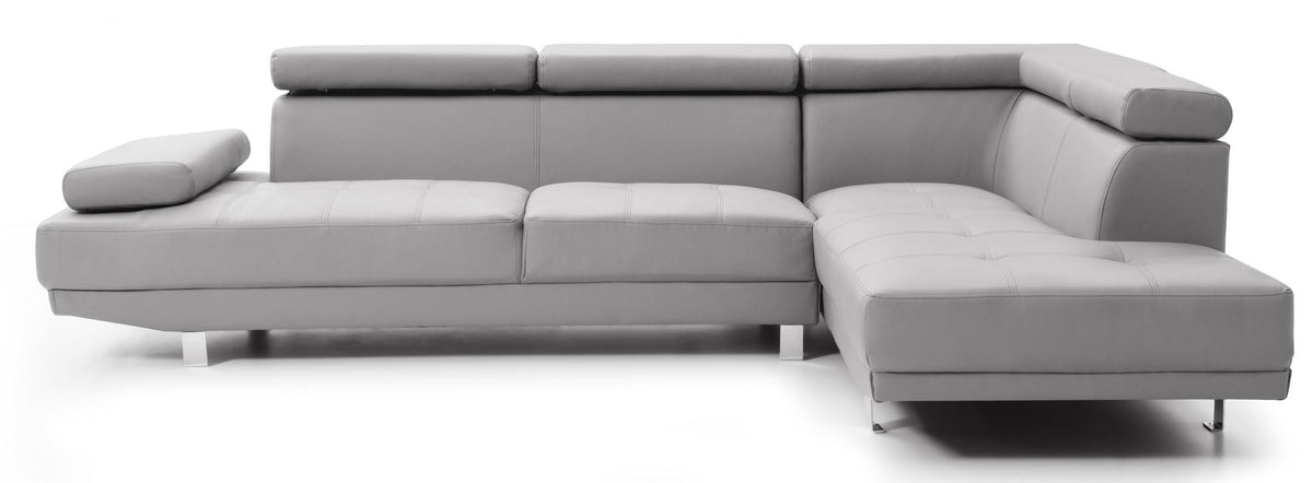 Comfort Stationary Sectional with Adjustable Features - Multiple Colors