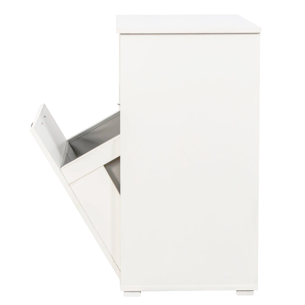 Laundry Cabinet with Removable Liner Bag - Bathroom Storage