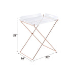 Clear Acrylic Tray Table with Removable Top - Clear