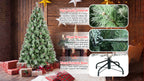 8 Ft Full-Bodied Pre-Decorated Pinecone Christmas Tree with Pine Cones - Green
