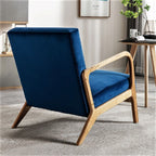 Mid-Century Modern Accent Chair with Cushioning - Multiple Colors