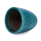 Ceramic Planter with Drainage Hole - White or Light Blue