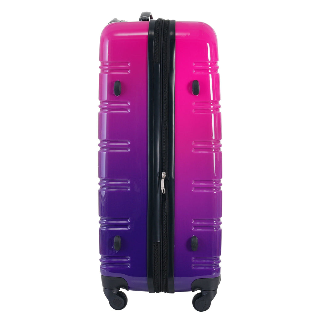 Gradient Color Hardshell Luggage Set with Spinner Wheels and TSA Lock – Light Blue or Purple