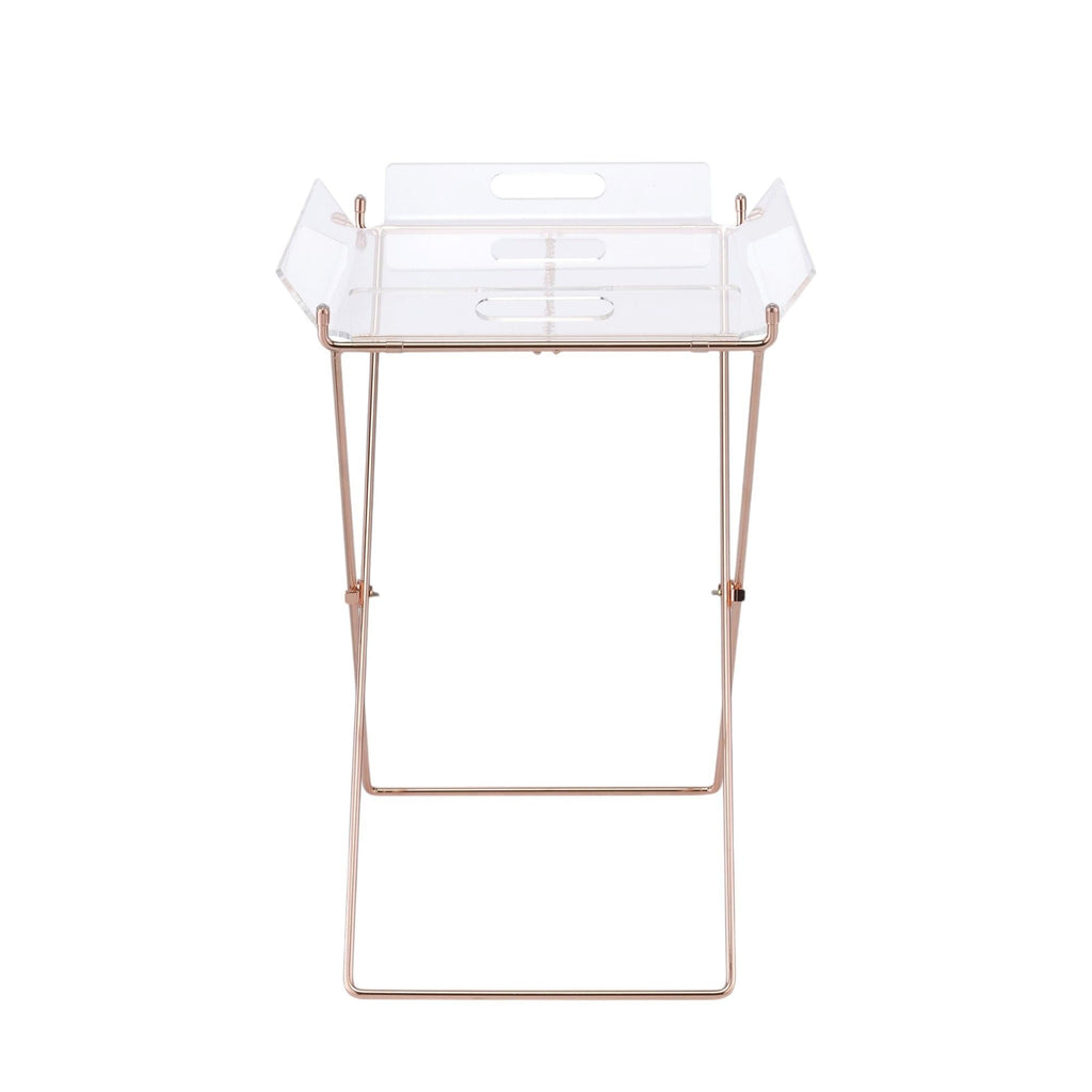 Clear Acrylic Tray Table with Removable Top - Clear