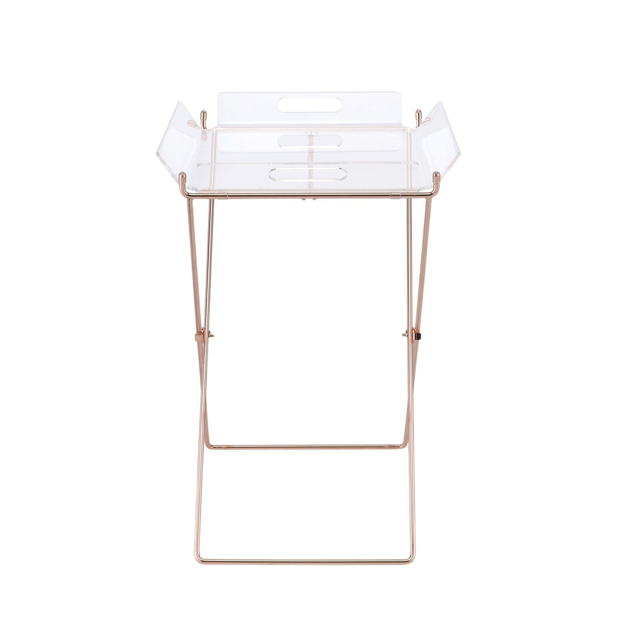 Clear Acrylic Tray Table with Removable Top - Clear