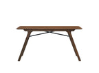 Kaela 7-Piece Dining Room Set - Walnut / Light Gray