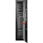 Biometric Rifle Safe with Fingerprint Access – Black