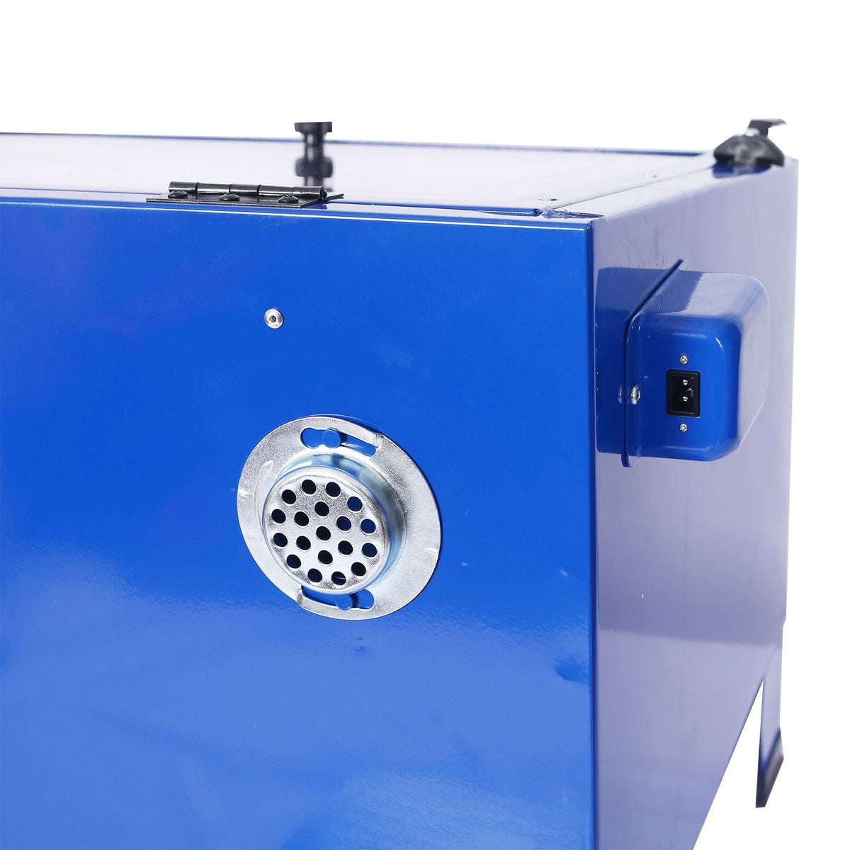 Bench Top Portable Sand Blaster Cabinet Kit 25 Gallon with Sealed Gloves - Blue