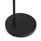 Seoul Floor Lamp With Rotary Switch Wood Table Base - Black / White