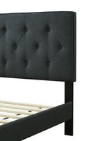 Channel Bed with USB Charging Port - Black