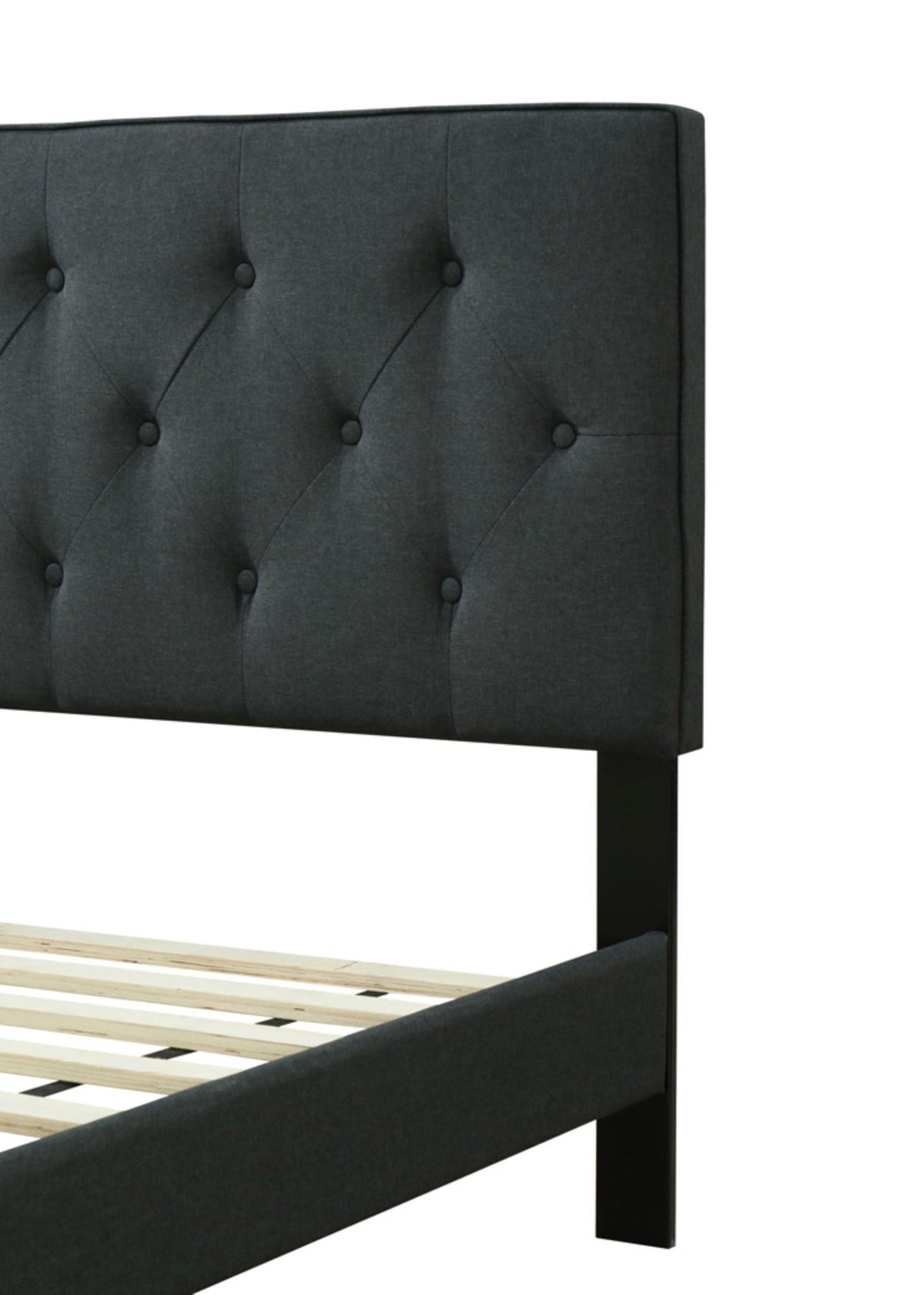 Channel Bed with USB Charging Port - Black
