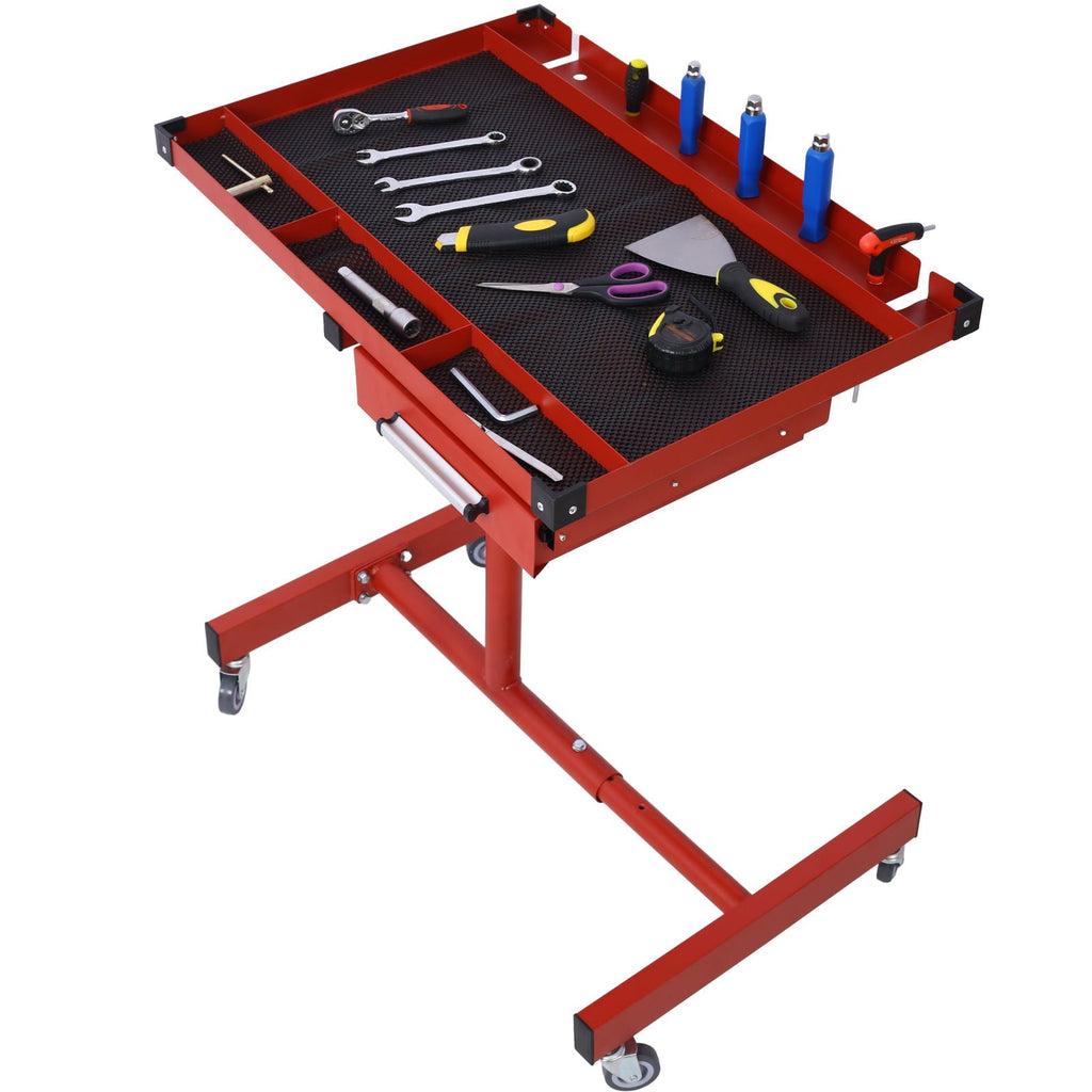 Adjustable Tear Down Work Table With Drawer