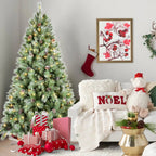 7FT Christmas Tree With 400 Warm Lights