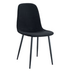 Modern Medieval Style Cushioned Side Chairs Set