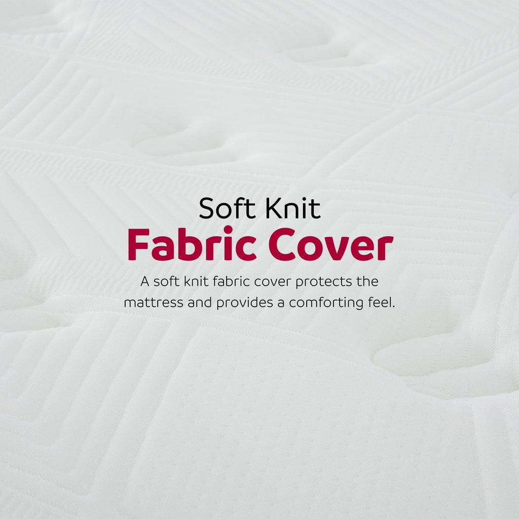 Premium 9" Medium Pocket Spring Mattress with Edge Support - White