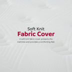 Premium 9" Medium Pocket Spring Mattress with Edge Support - White