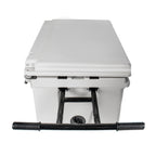 65 Quart Heavy-Duty Outdoor Cooler with 6-Day Ice Retention - White