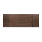 Solid Red Oak Dining Table with Extending Leaves - Capri 59-90.5"
