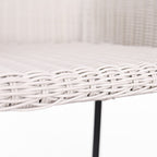 Ladd Outdoor Metal Wicker Barstool Set of 2