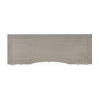 Dauphin 3 Drawer Executive Desk with Soft-Close Drawers - Light Brown or Gray
