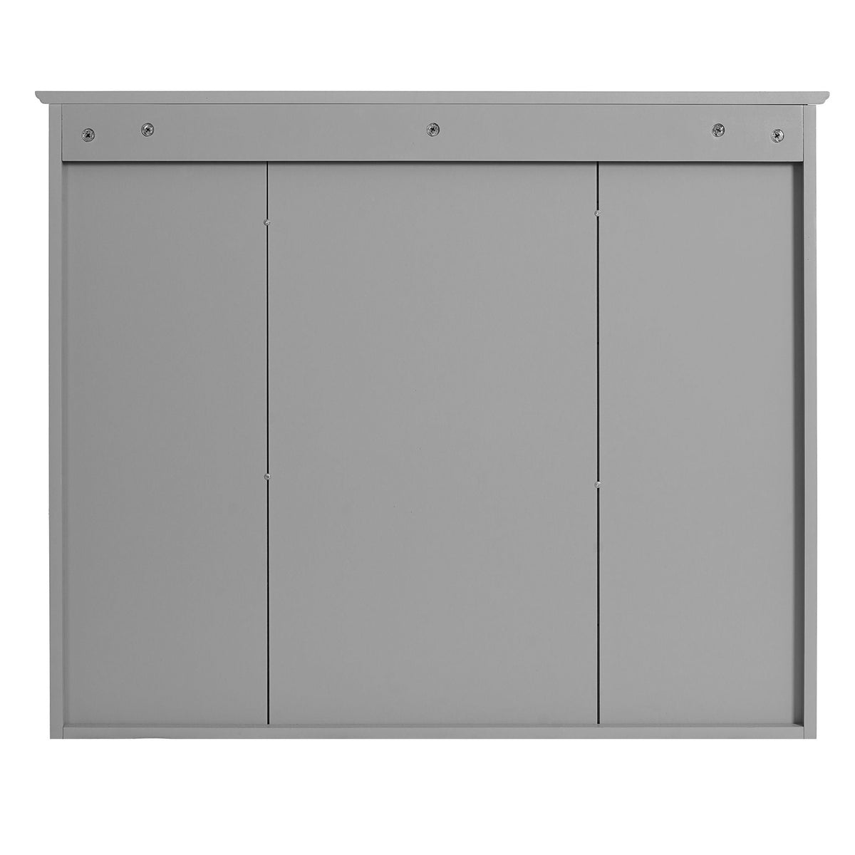 Wall Mounted Bathroom Medicine Cabinet With Mirror & Open Shelves