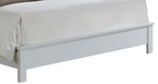 Transitional Modern Panel Bed with Wood Construction - Multiple Colors