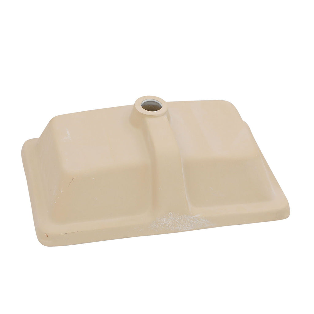 Modern Ceramic Undermount Bathroom Sink with Overflow - White or Black