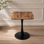 24" Square Tulip Dining Table with MDF Top and Matte Finish