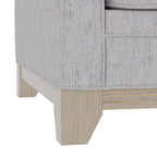Loveseat With Casual Accent with Durable Fabric - Gray