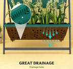 4-Tier Vertical Raised Garden Planter with 4 Boxes - Steel & Polypropylene