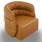 Walden Stylish Swivel Chair with Integrated Armrests - Multiple Colors