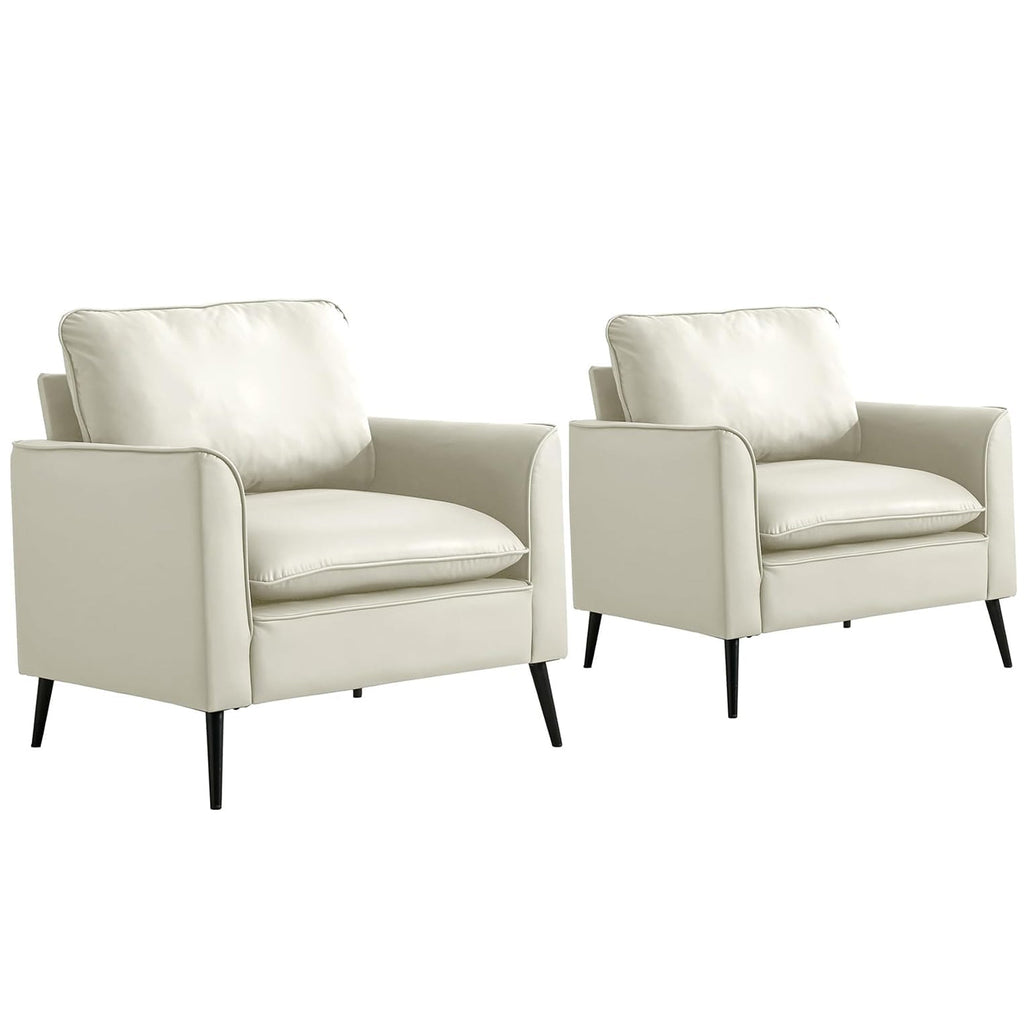 TS Cat Paw Leather Upholstered Sofa Set