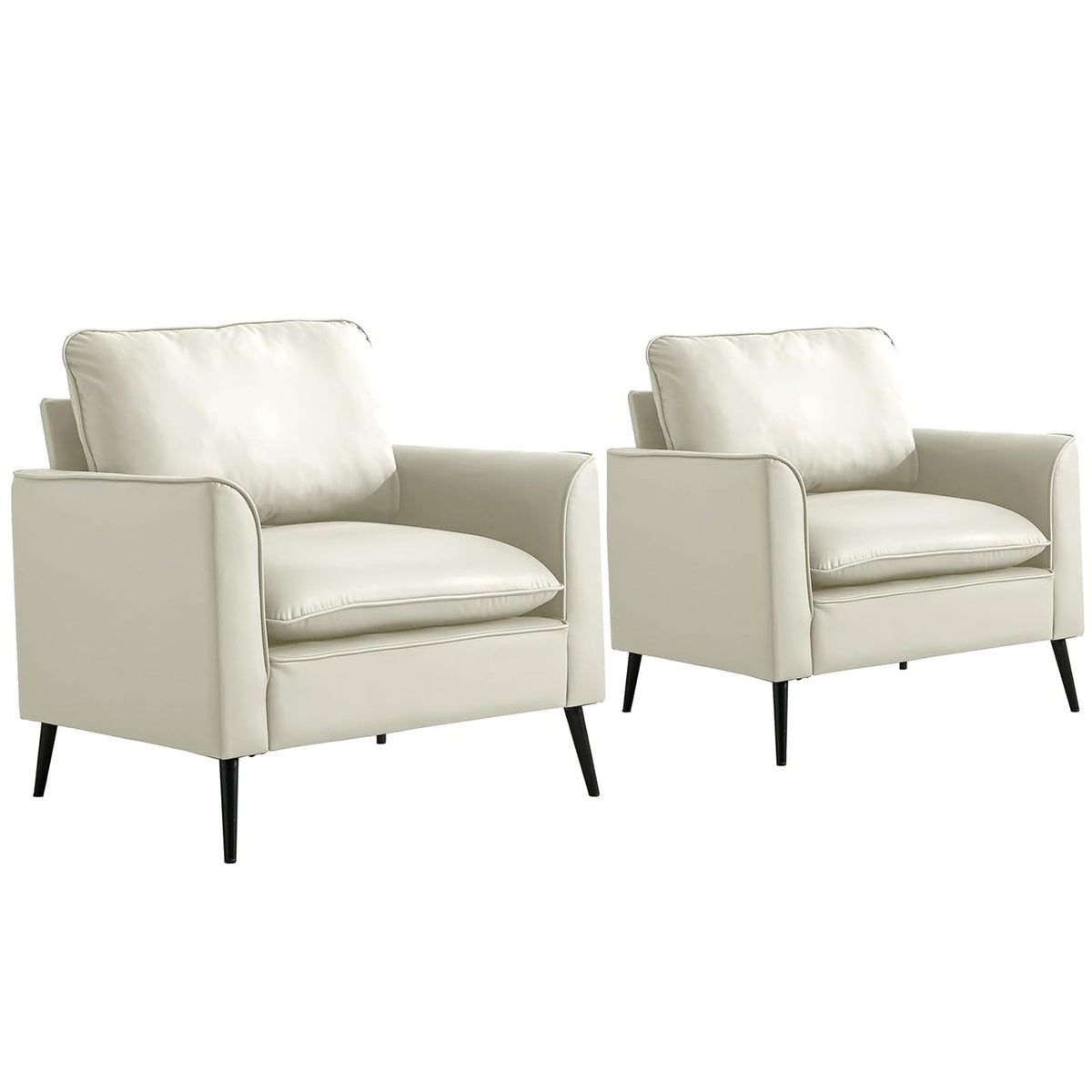 TS Cat Paw Leather Upholstered Sofa Set
