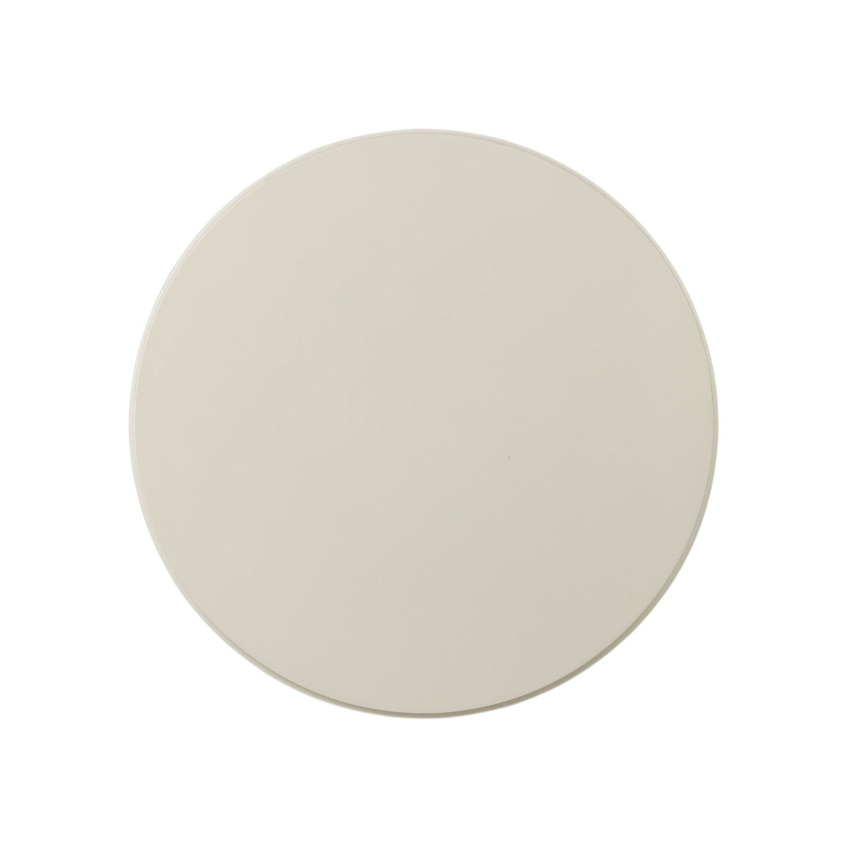 Round Accent Table with Pedestal Base - White or Dark Brown