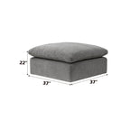 Naveen Modular Sectional With Ottoman - Modular Sofa Set with Ottoman - Beige or Dark Gray