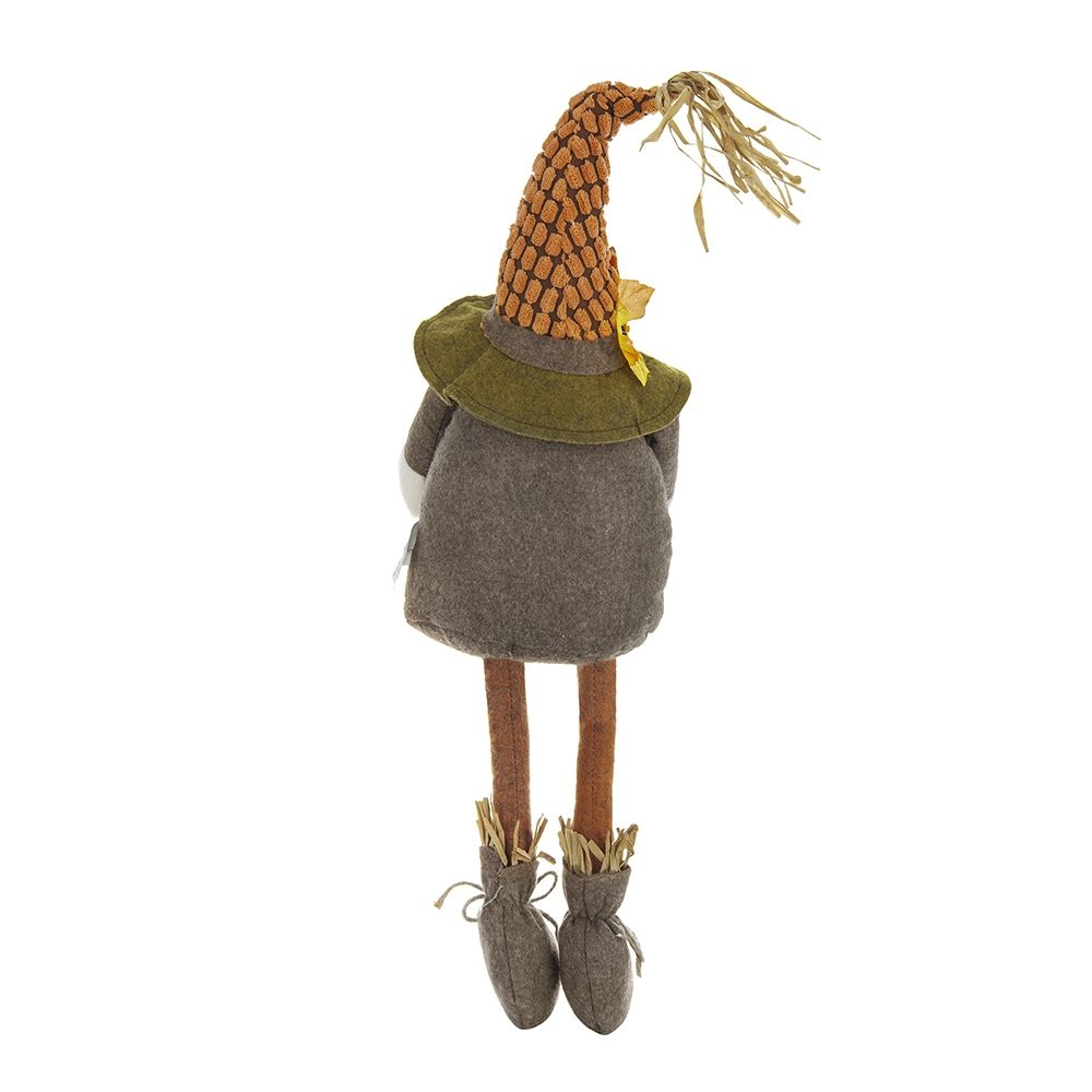 Sitting Gnome With Maple Leaf (Set of 2)