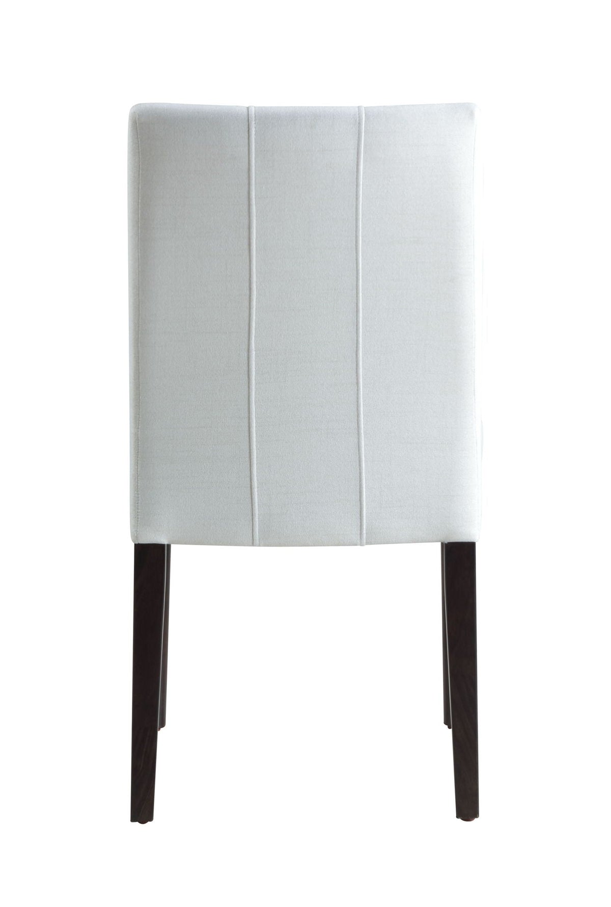 White Side Chair Set with Padded Cushion - Carena (Set of 2)