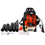 Powerful 76Cc 4-Stroke Gasoline Leaf Blower with EPA Compliance - Red
