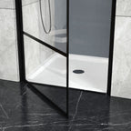 Centered Drain Shower Pan with 3-Side Tile Flanges - White