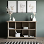 Amherst Cube Storage Bookcase with Large Cubbies - Dark Brown, Dark Gray, or White