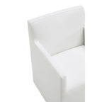 Square Armchair with Upholstered Seat - Available in Multiple Colors