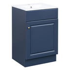 Bathroom Vanity with Sink and Adjustable Shelf - Multiple Colors