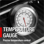 Six Burners Grill with Rotisserie Kit - Stainless Steel