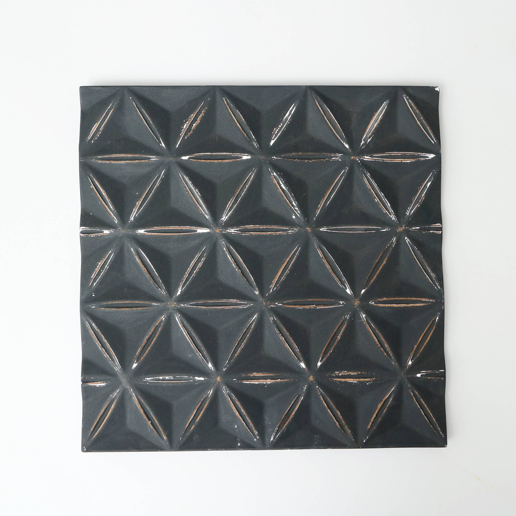 Black Square Modern Wall Art with Sleek Modern Design - Black
