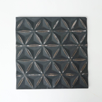 Black Square Modern Wall Art with Sleek Modern Design - Black