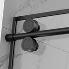 Matte Shower Doors with Customizable Width - Matte Finish