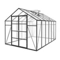 Gain Height Windproof Greenhouse with Heavy-Duty Frame - Black