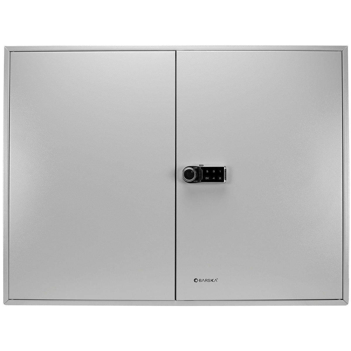 Adjustable Key Lock Box with Digital Lock - 400 Key Capacity - Gray