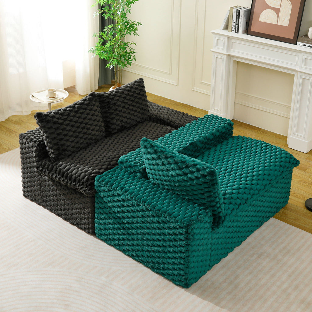 Multifunctional Stationary Sofa with Adjustable Layout - Choice of Color